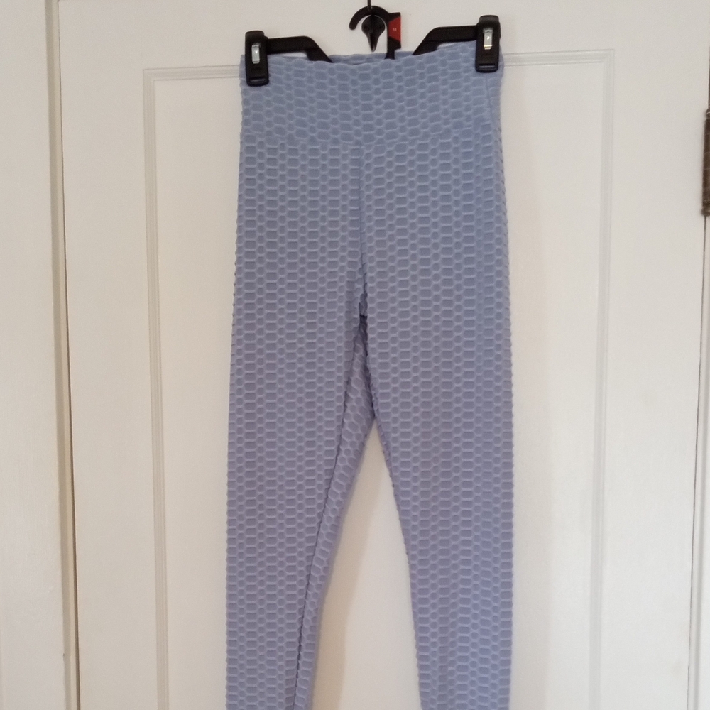 Forever 21 Blue Chevron Pattern Leggings
